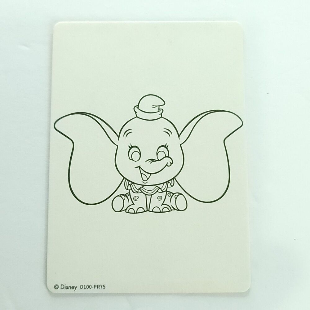 Dumbo 2023 Card Fun 1/1 Disney 100 Carnival  Paper Sketch Card D100-PR75